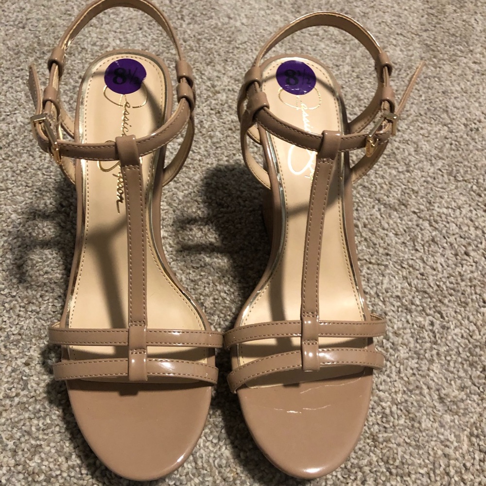 Jessica Simpson wedges